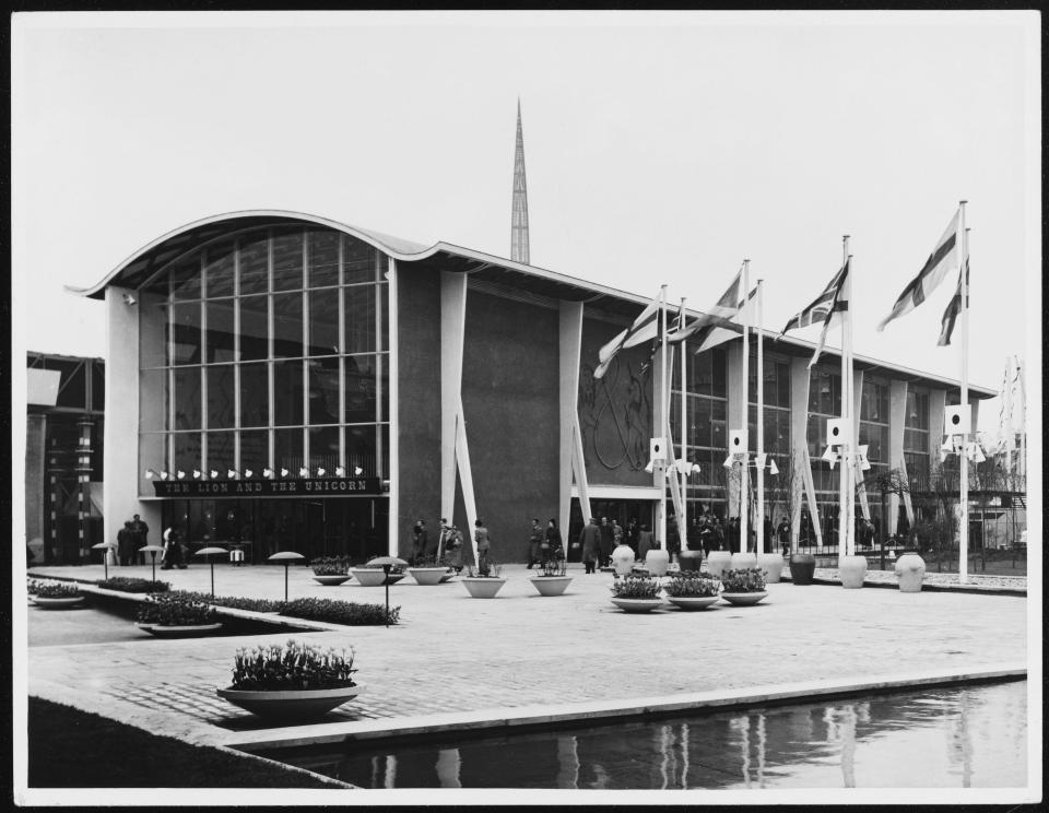 The Lion and the Unicorn was a building which housed the Festival of Britain in 1951