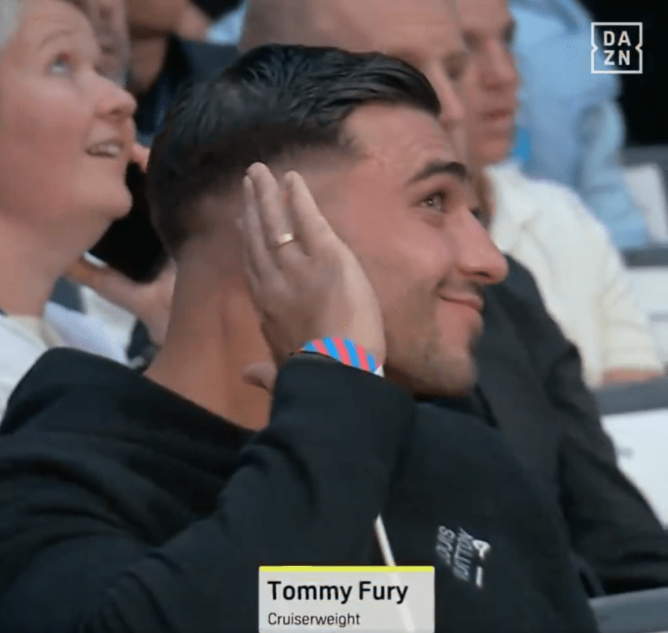 Tommy Fury was on the end of resounding boos at Wembley