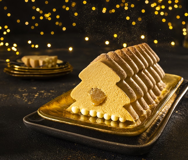 The eye-catching Golden Forest dessert is available for just £15