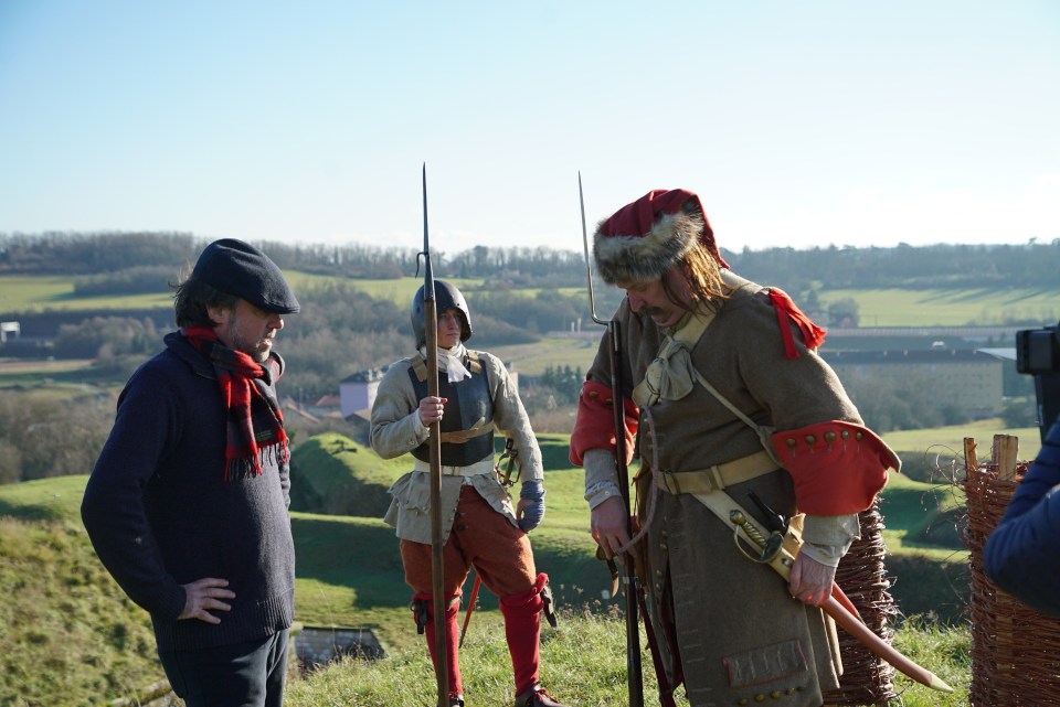 Reenactors at Belfort Citadel, France. The iconic site played a vital role in the Franco-Prussian War