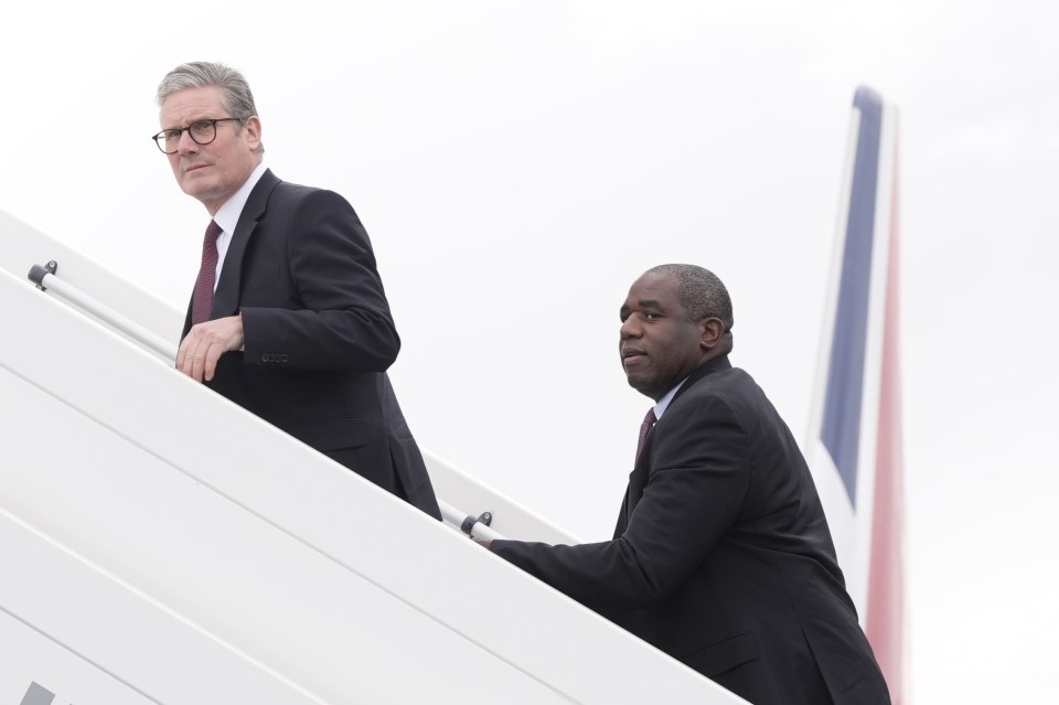 Prime Minister Keir Starmer (left) and Foreign Secretary David Lammy - in Washington DC to discuss Ukraine missile policy