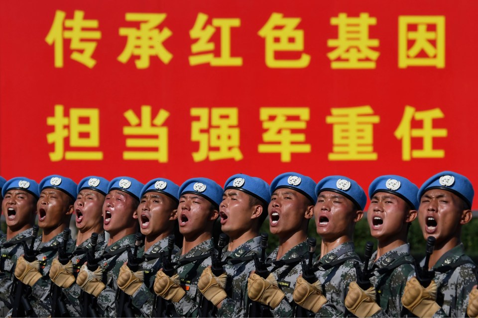 Along with being used for surveillance there are fears they could carry Xi's troops into battle