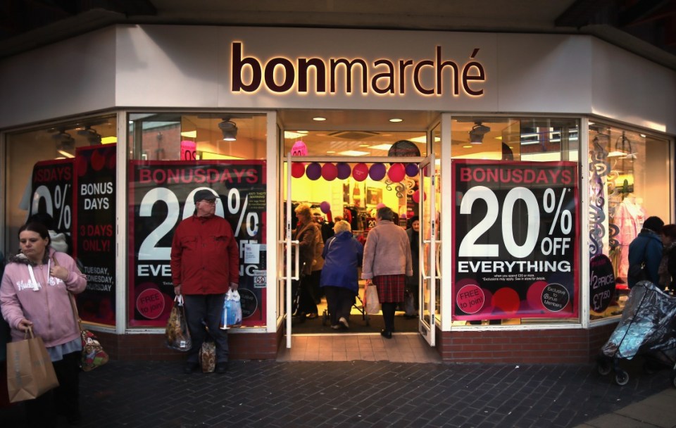 Bonmarché is closing a store due to the landlord putting up rent costs