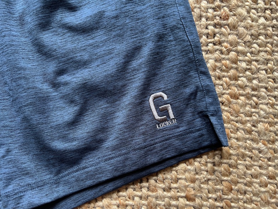 George Gym Locker Navy Marl Quick Dry Shorts