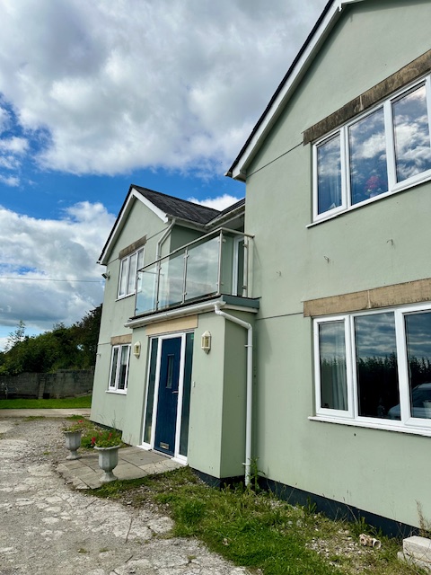 The bungalow was turned into a 3-bed home with a balcony