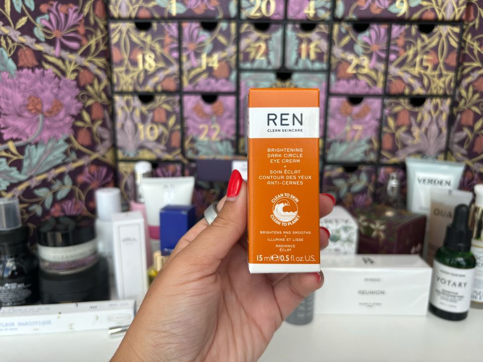 I love the REN Brightening Dark Circle Eye Cream as it's great for tired eyes.