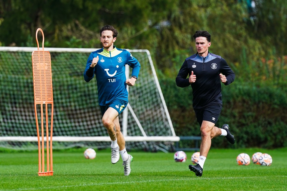 The Luton captain returned to training after two heart issues in eight months