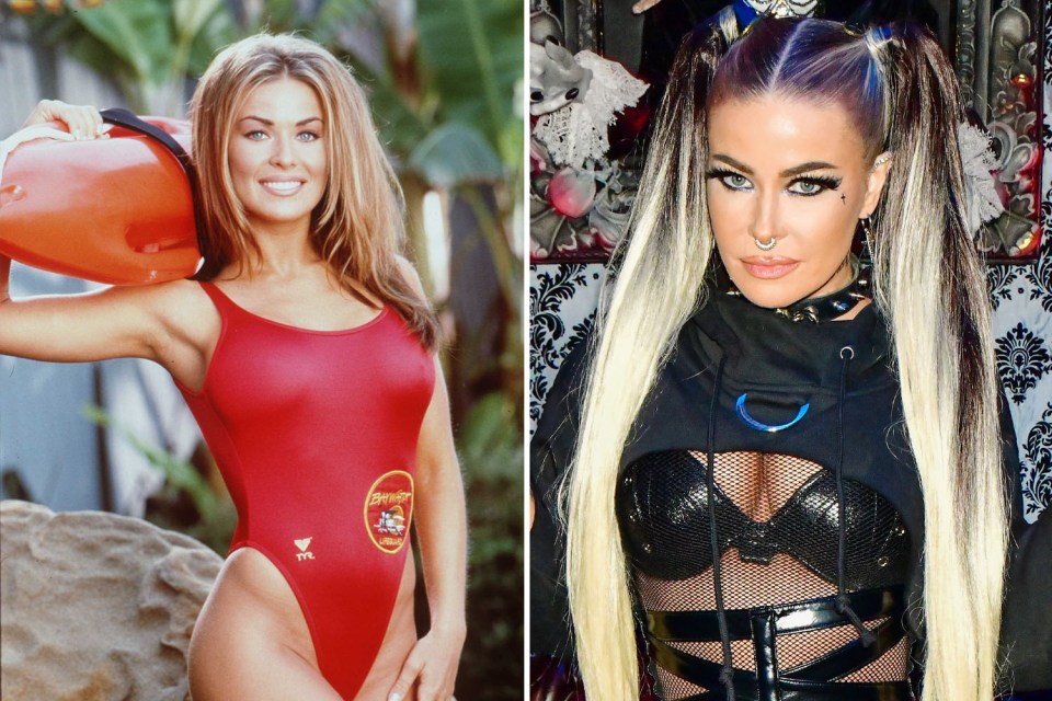 Carmen Electra pretended she was an "amazing" swimmer