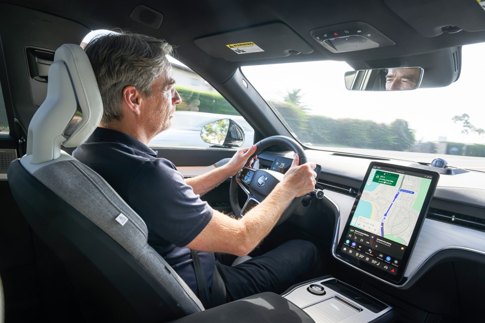 The cabin is the quietest I’ve experienced this side of a Rolls-Royce Spectre