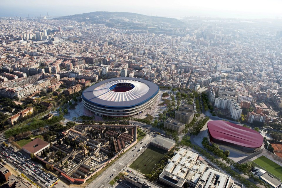 Barcelona have shown off how the stadium will look after renovations are complete