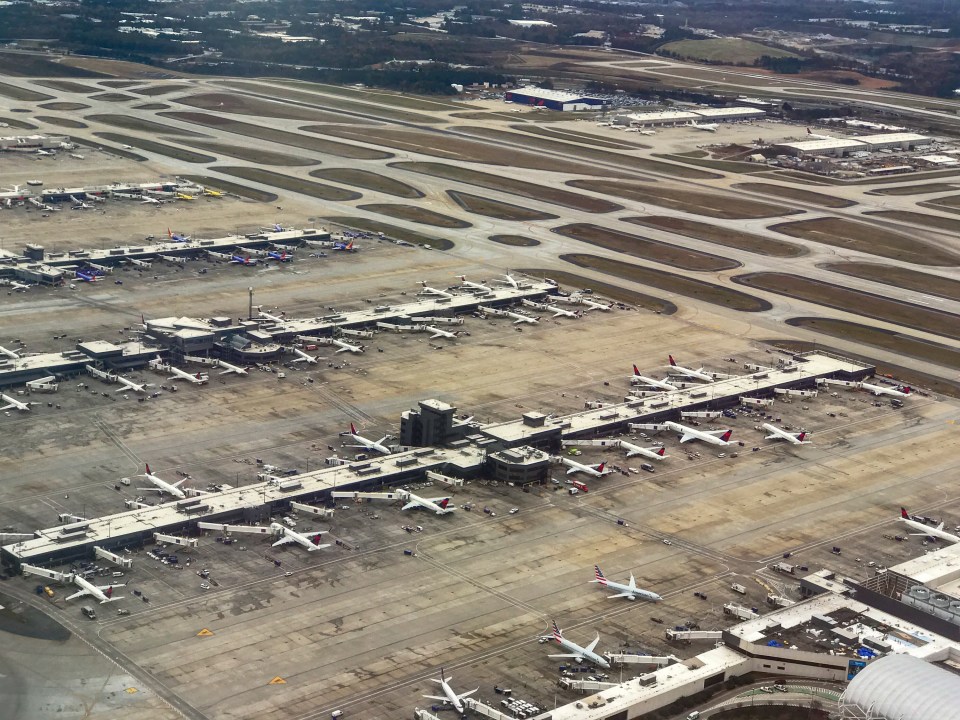 The airport has had 105 million total passengers pass through its gates