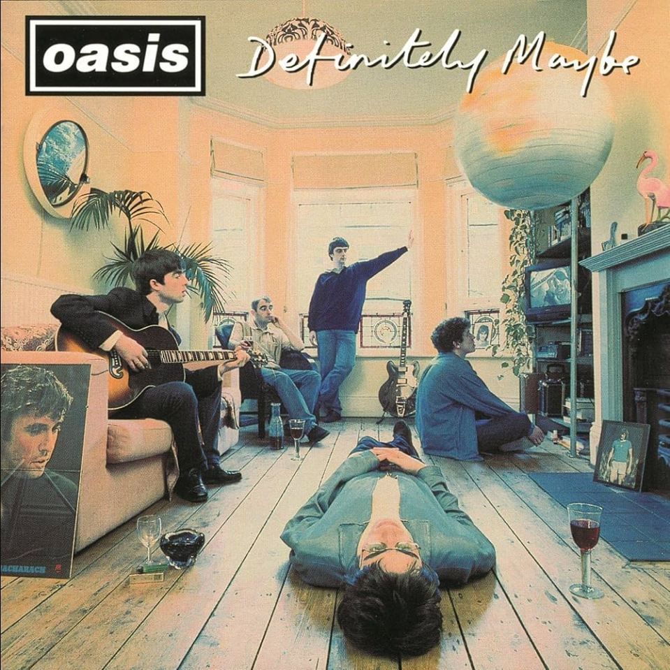 The cover of the band's album Definitely Maybe