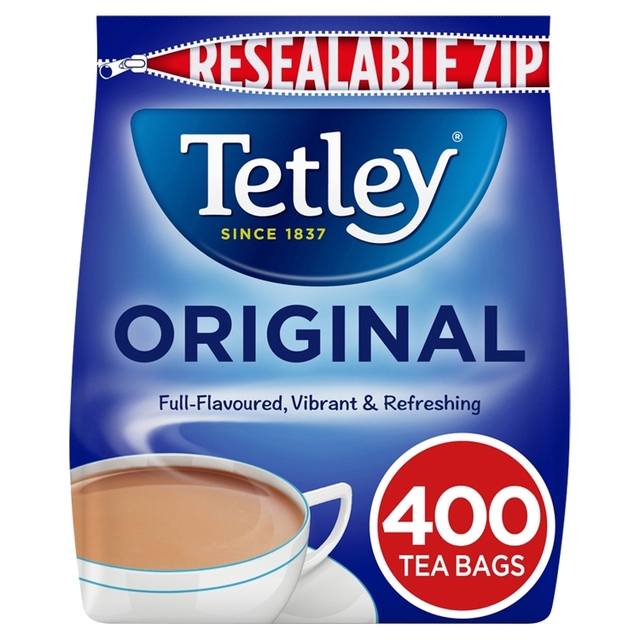 A 400-pack of Tetley teabags is now £6.50 at Asda