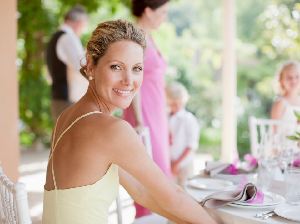 A wedding guest came under fire for her controversial choice of dress (stock image)