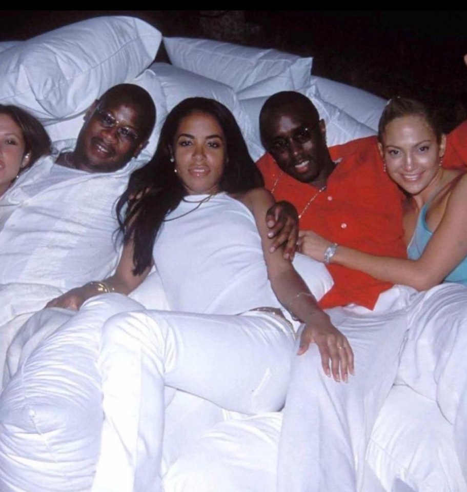 Diddy parties with A-list guests Jennifer Lopez and Aaliyah