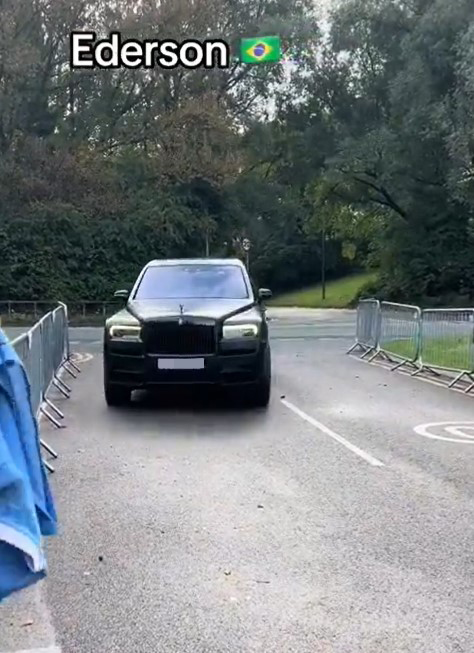 Ederson has a luxury Rolls-Royce