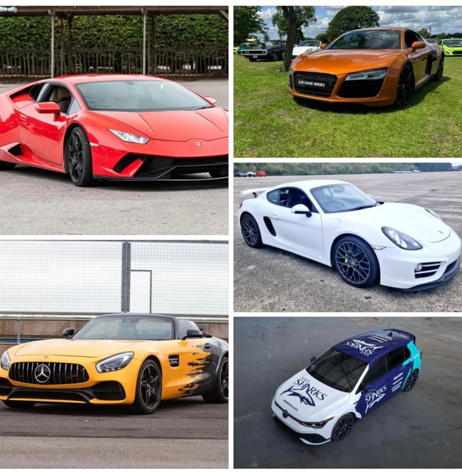 The five cars taken on Saturday morning are estimated to be worth £500,000 collectively