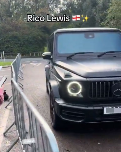 Rico Lewis owns a Mercedes G Wagon