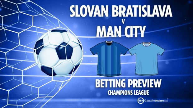 a betting preview for slovan bratislava v man city