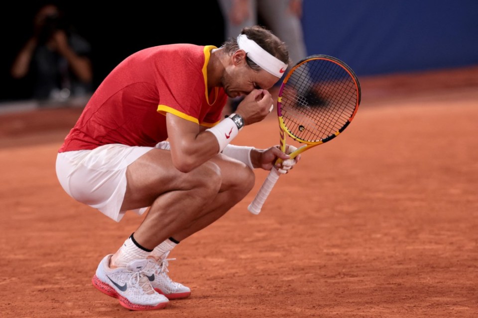 The Spanish icon was unable to fight for a medal after defeat to Novak Djokovic in the singles