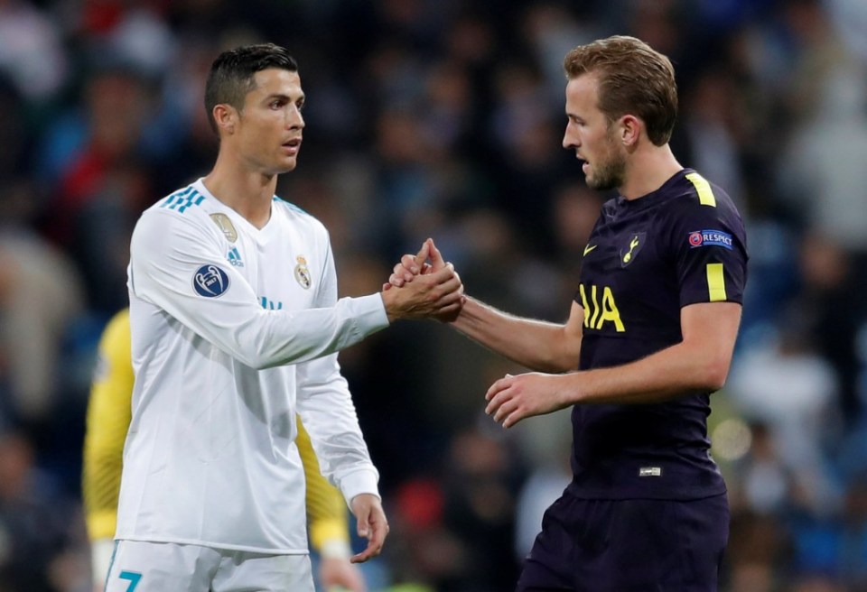 Kane has admitted he's inspired by Cristiano Ronaldo's longevity in the game