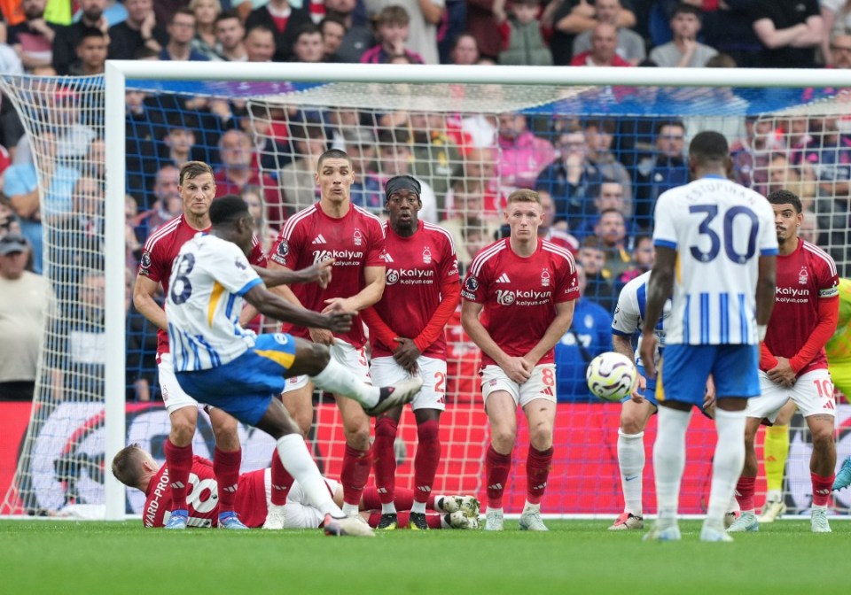 But then Welbeck scored a beauty from a dead ball just before the break