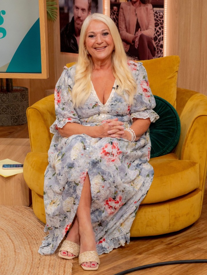 Editorial use only Mandatory Credit: Photo by Ken McKay/ITV/REX/Shutterstock (14715670t) Vanessa Feltz 'This Morning' TV show, London, UK - 12 Sep 2024