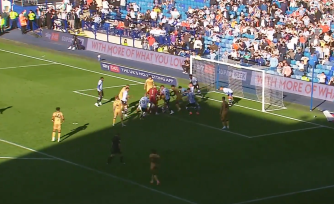 Bodies were all over the place in the box trying to get hold of the ball, including QPR keeper Paul Nardi