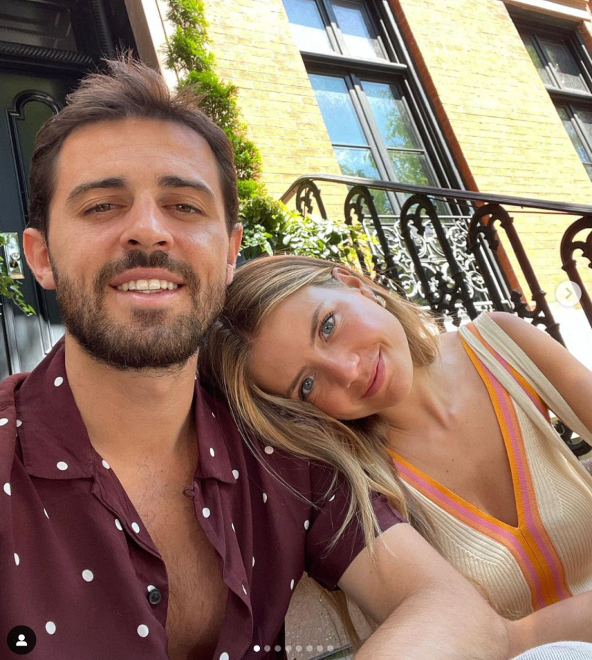 Blonde Ines is married to City ace Bernardo Silva