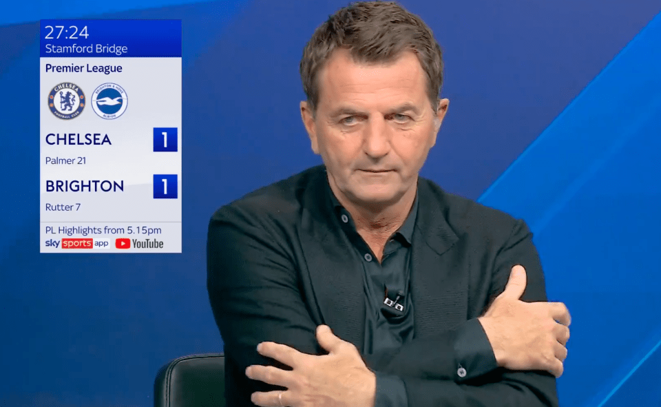 Sherwood copied Palmer's celebration live on air