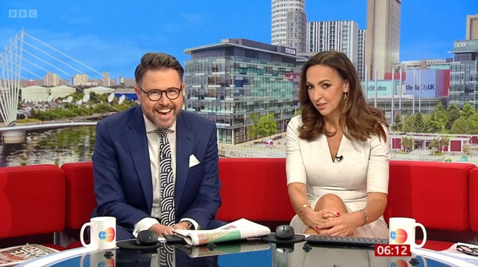 Sally Nugent and Jon Kay were on presenting duties as they welcomed Carol Kirkwood back to the show