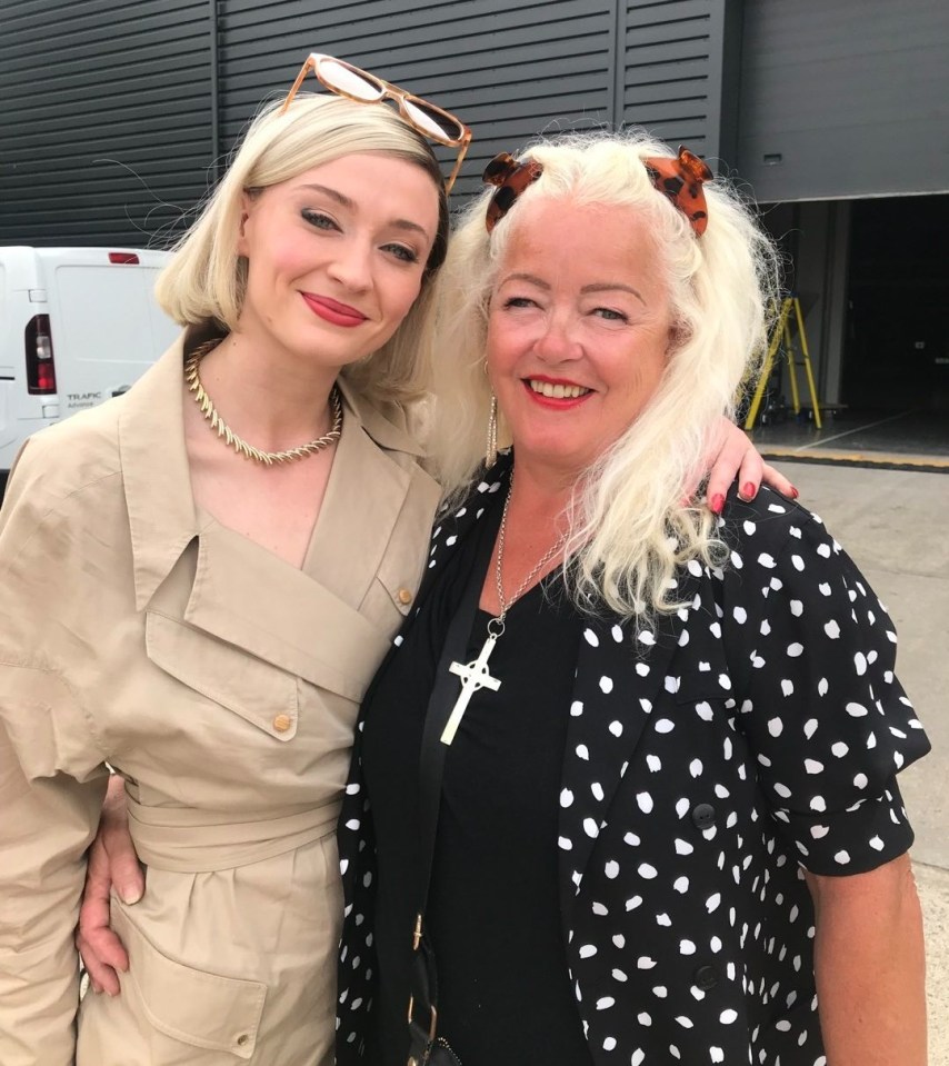 Star Sophie with the real-life Joan to promote the new ITV series