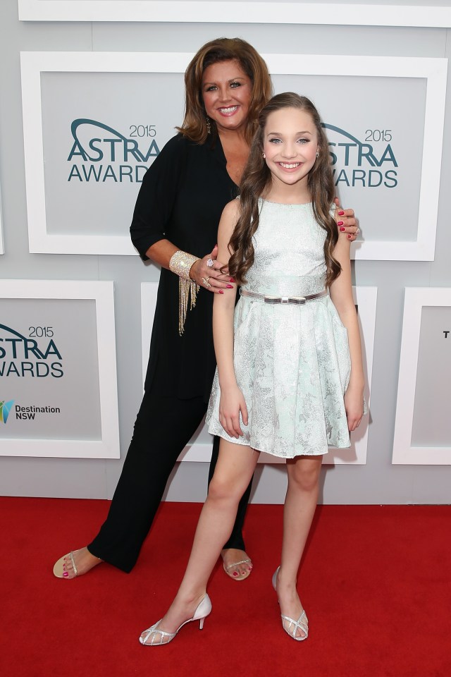 Abby Lee Miller and a young Maggie Ziegler