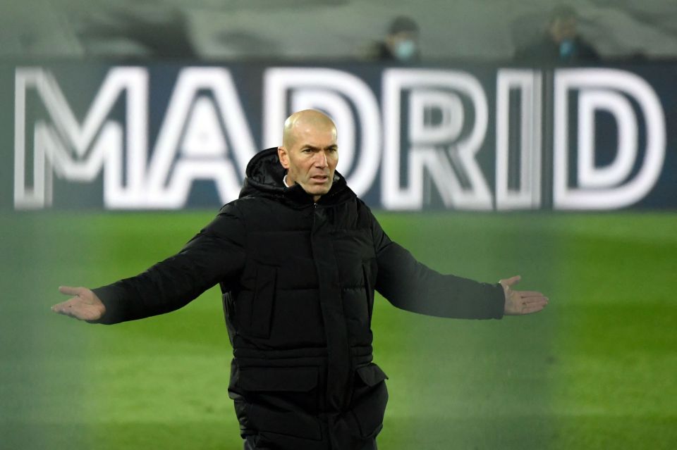 Zinedine Zidane delivered three successive Champions Leagues as Real Madrid boss