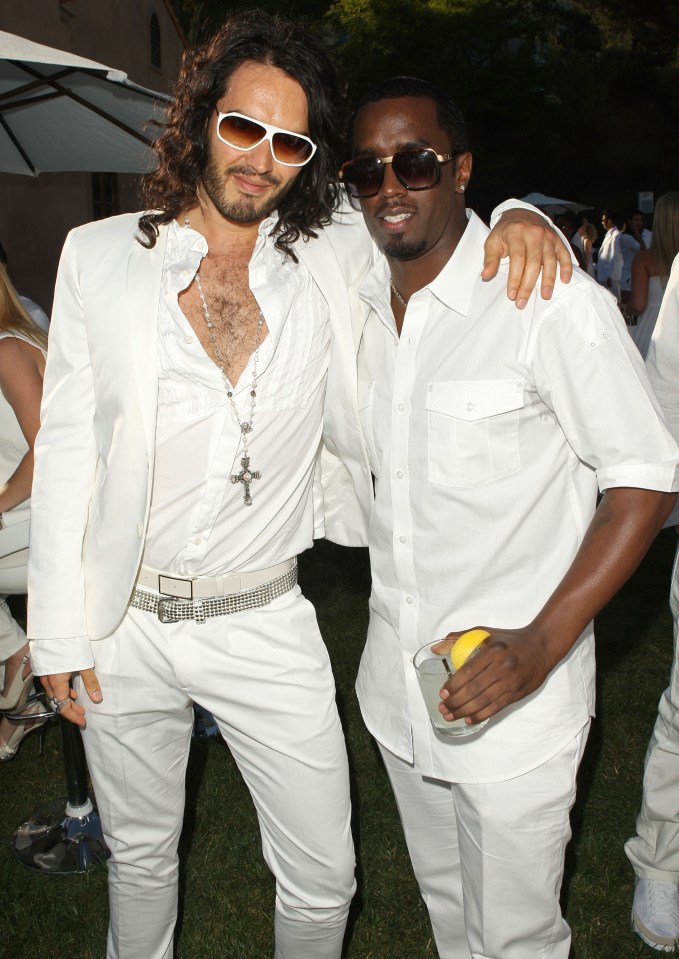 Russell Brand was also pictured at the 2009 party with Diddy