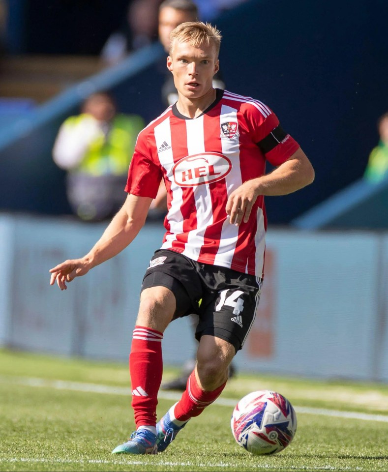 The wing-back joined Exeter from Dundee United in 2023