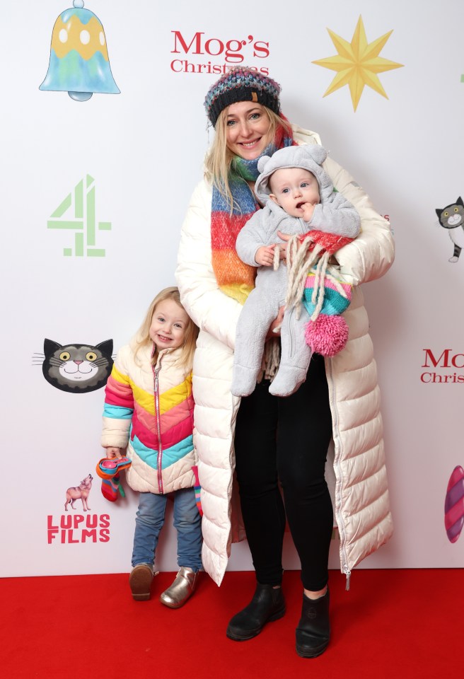 Ali attends the premiere of Channel 4’s 'Mog’s Christmas' at the Odeon Luxe Leicester Square on December 3, 2023 with her two daughters