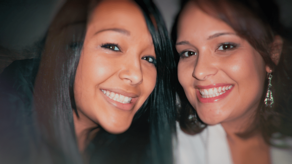 Alisha (left) was shot dead in a hit orchestrated by her sister Amanda's (right) estranged husband, Kevin Lewis