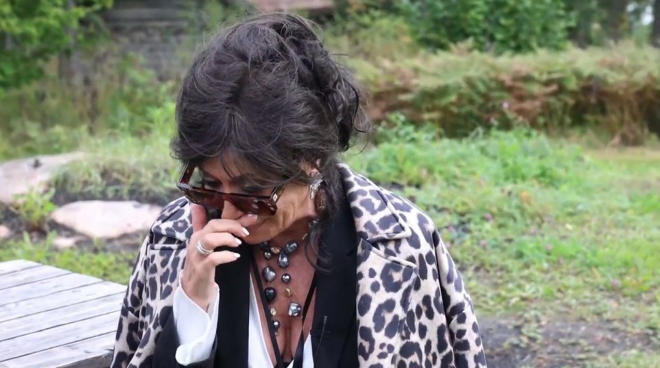 Nancy Dell'Olio broke down in tears as she spoke about Sven