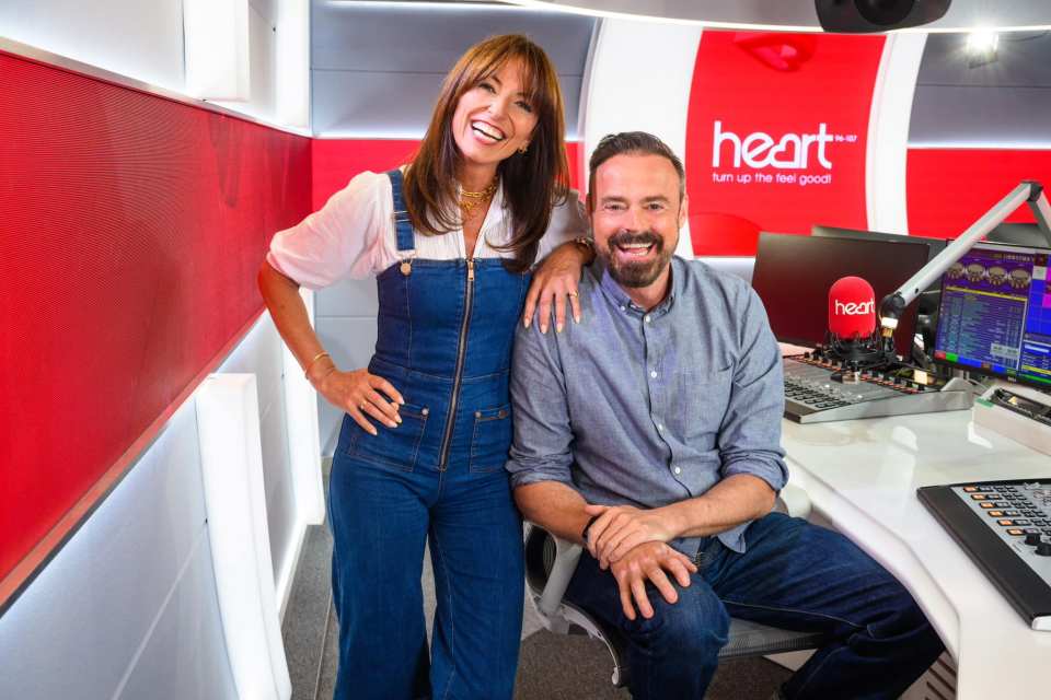 TV star Davina McCall may have led to Jamie Theakston seeking help for his throat, Amanda Holden has suggested