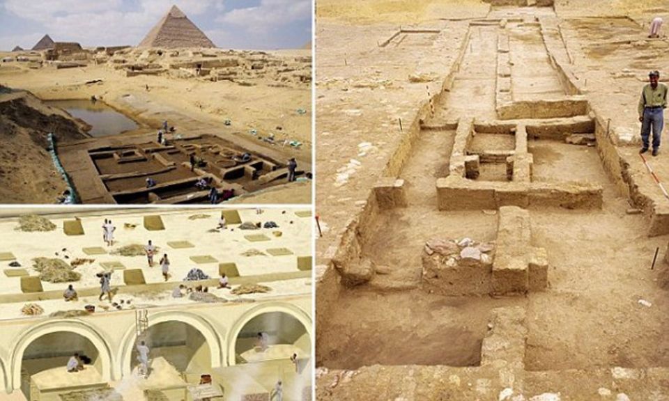 Picture of ancient military barracks found in Egypt