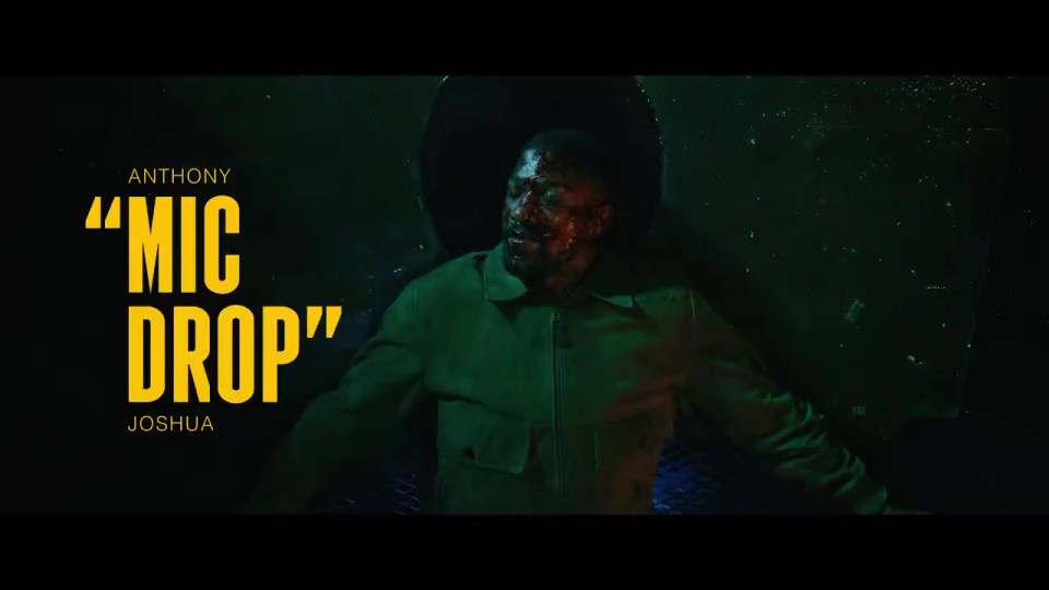 anthony joshua is featured in a movie called " mic drop "