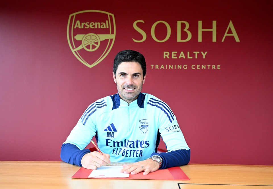 Mikel Arteta signed a new three-year deal with Arsenal this week