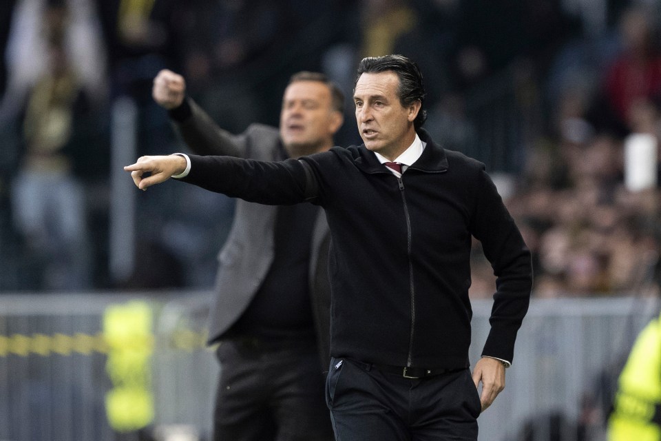 Unai Emery was fuming with the officials during his team's win over Young Boys