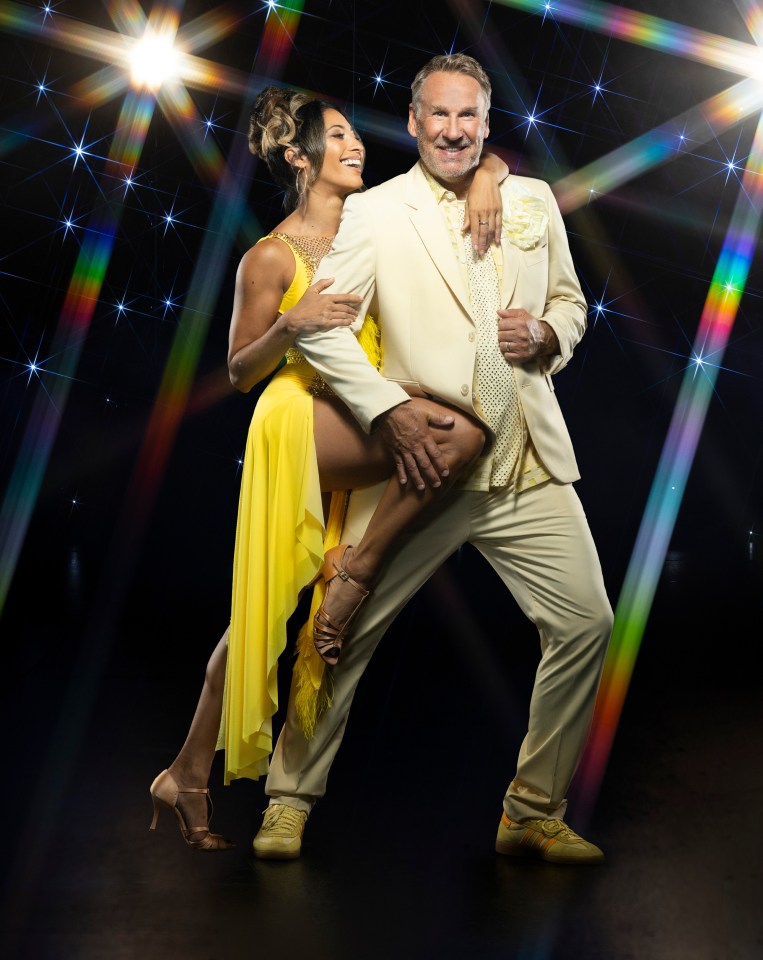 Ex-footie ace Paul Merson is paired with pro partner Karen Hauer