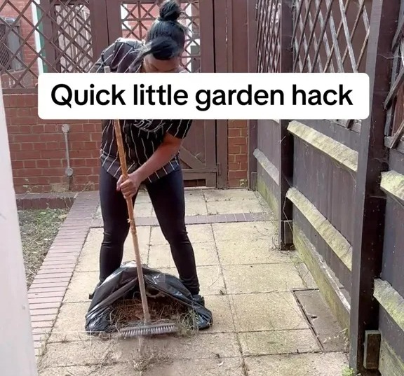 Jordanna is able to tidy up her garden without having to touch any of the slugs