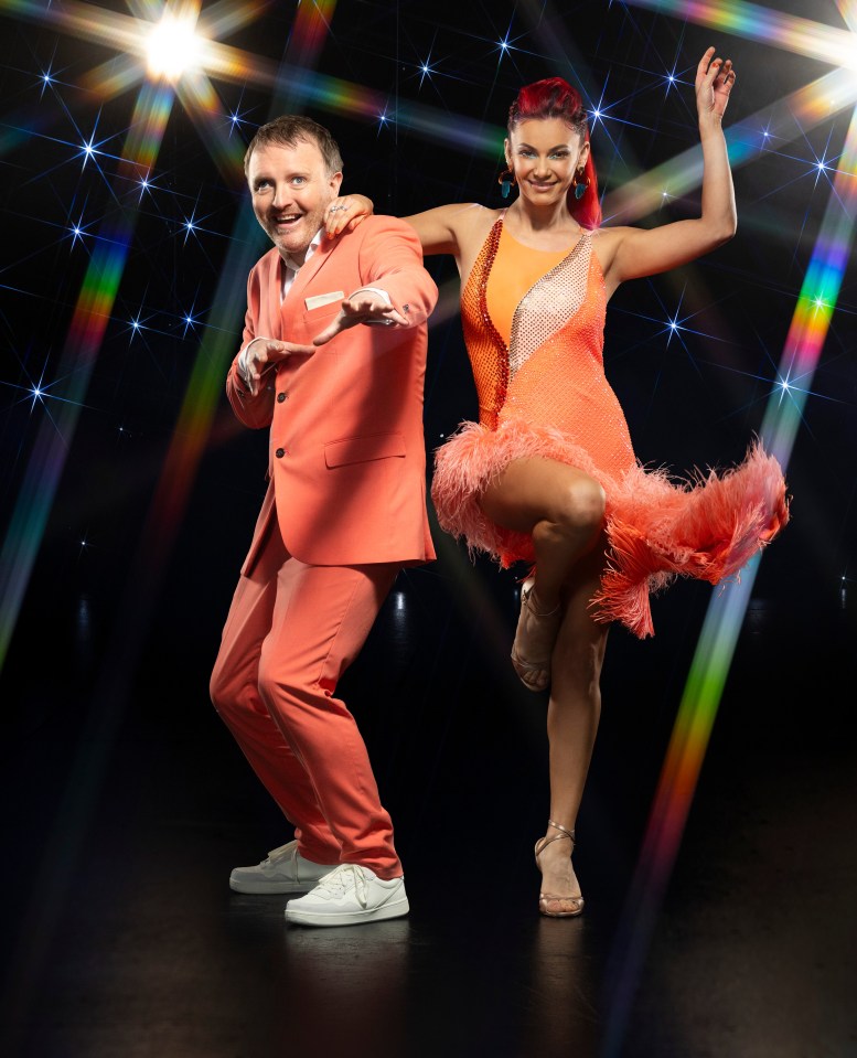 Chris McCausland, pictured with Dianne Buswell, said: 'I need Dianne to be good with her descriptions'