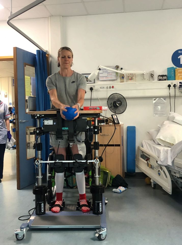 Doctors have told her it is unlikely she will ever walk again