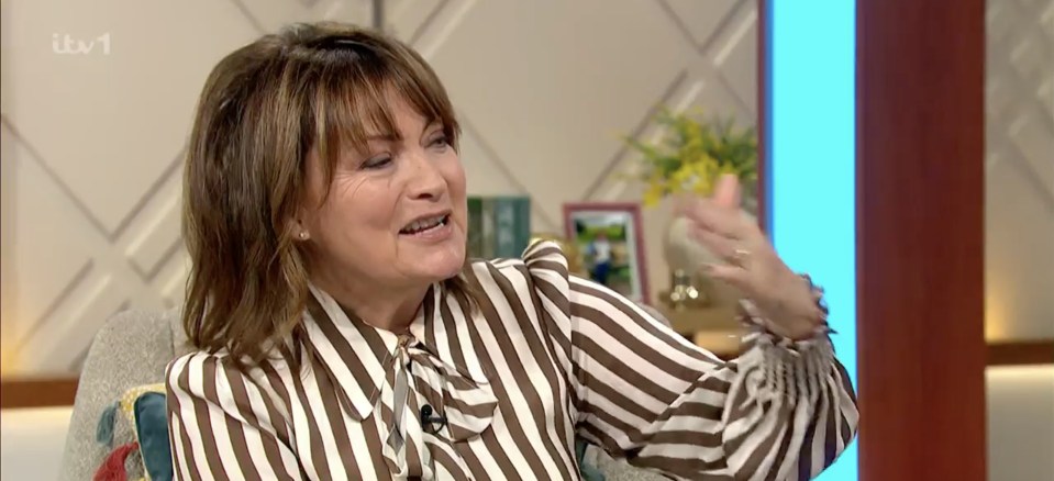 Lorraine Kelly probed about a soap comeback and told him 'the door was never shut'