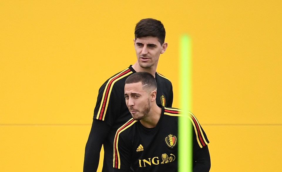 Eden Hazard has retired and Thibaut Courtois has fallen out of favour